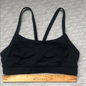LuluLemon Sports Bra - Black - size 4/6